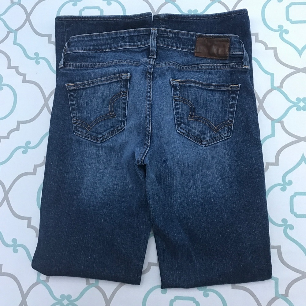 💙👖BIG STAR!! DARK WASH!!👖💙28 5/6 32” AWESOME!! - Picture 4 of 8